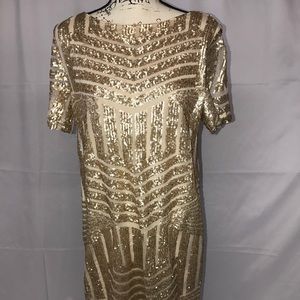 Luxology- Sequin Cocktail Dress